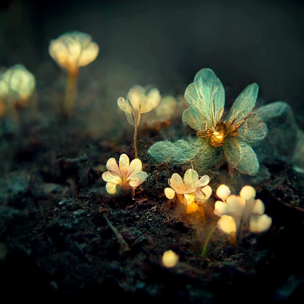 Alfon_Medina_irregular_glowy_flowers_growing_from_the_ground._M_07c1344f-a34d-493a-89a1-008812b7d364.png